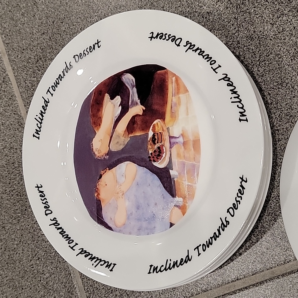 Erica Oller inclined towards desserts plates